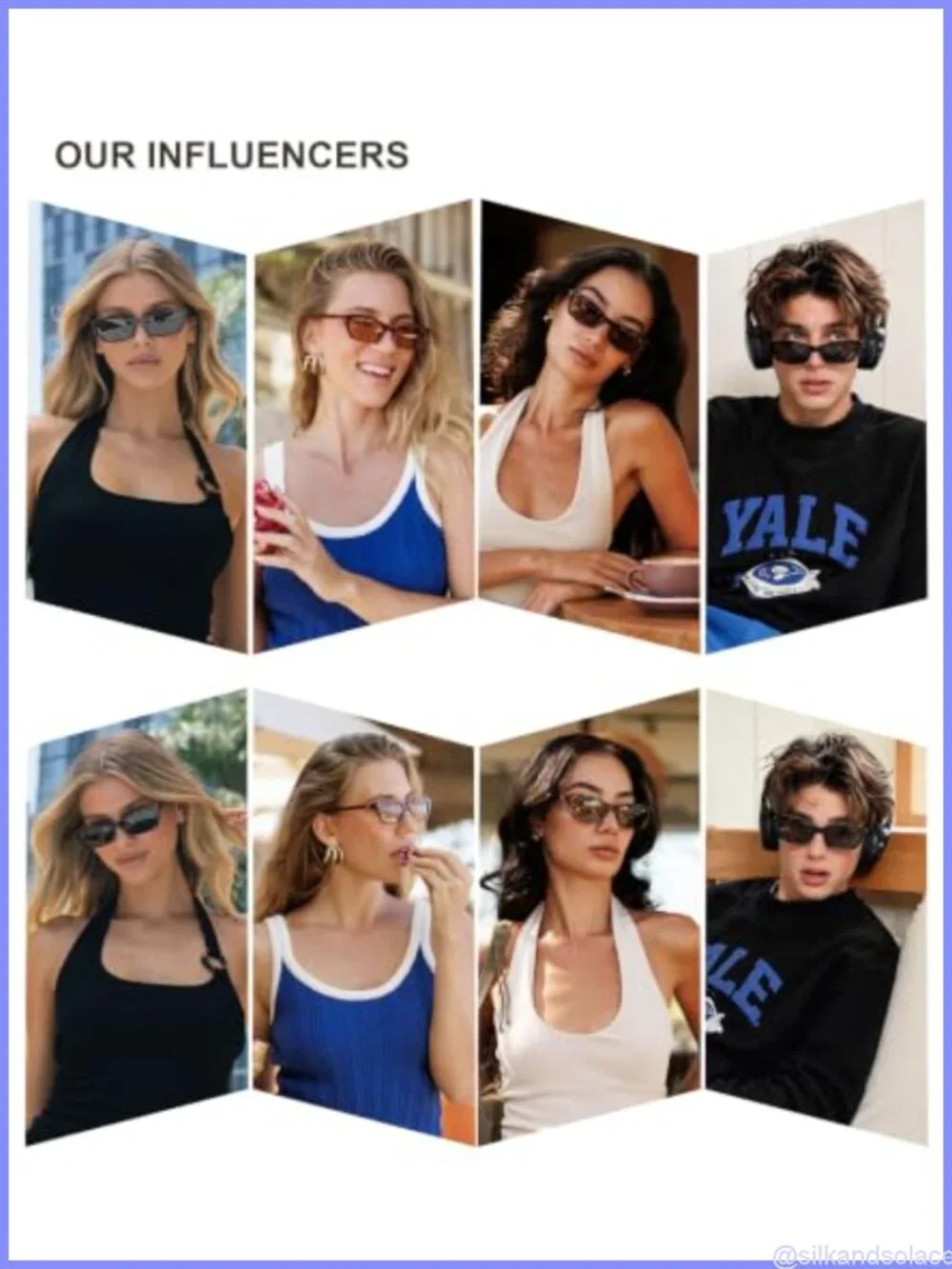 Cat Eye Polarized Sunglasses UV400 Retro Y2K Rectangle Sunnies